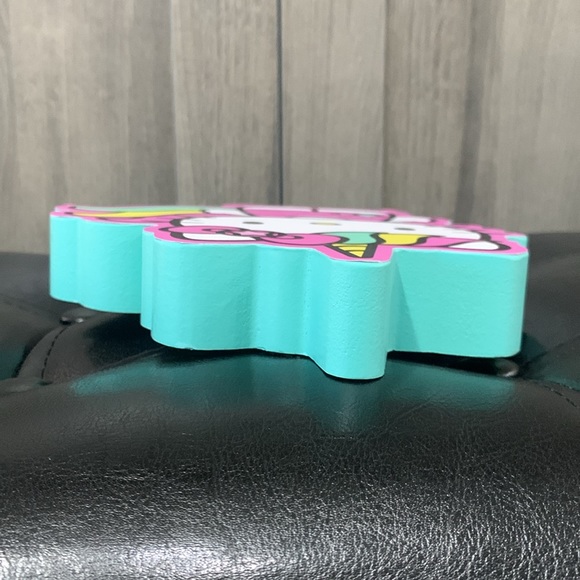 New Hello Kitty As A Pastel Unicorn Star Die Cut Wooden Wood Sign By Sanrio - Picture 3 of 6